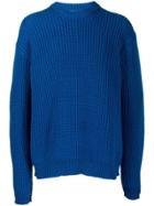 Bottega Veneta Cable Knit Jumper - Blue