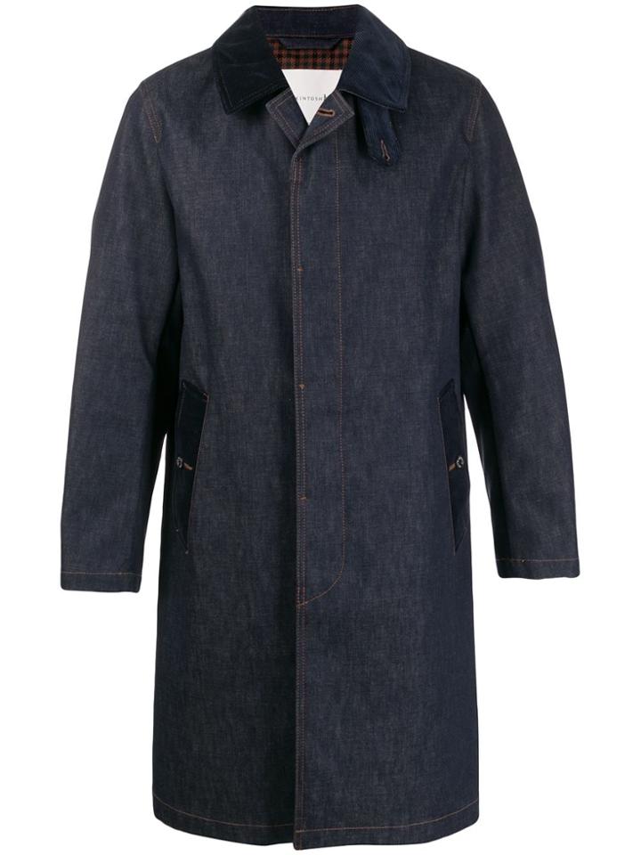 Mackintosh Dunkeld Buggy Sleeve Coat - Blue