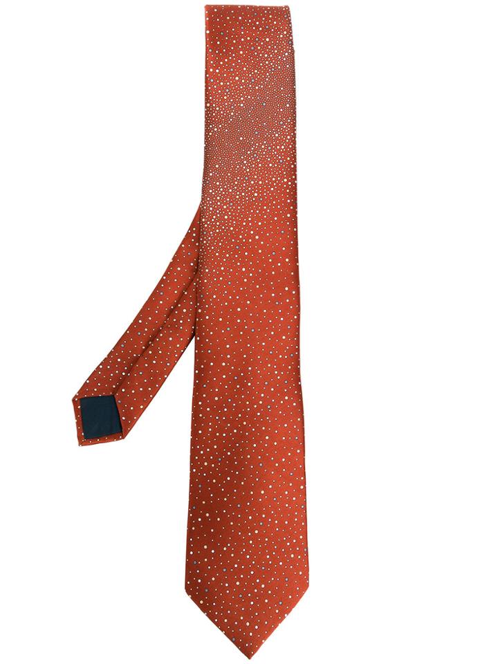 Lanvin Polka-dot Tie - Yellow & Orange