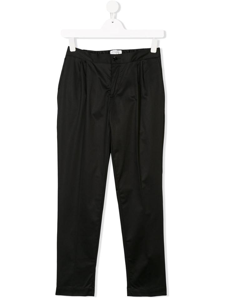 Paolo Pecora Kids Teen Tailored Trousers - Black