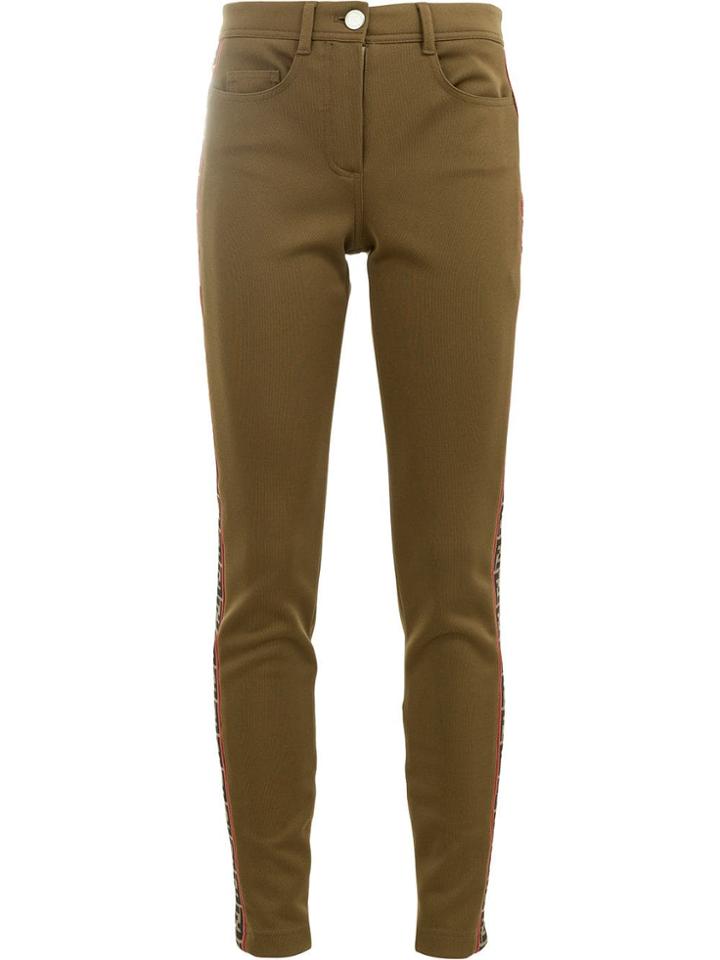 Fendi Side Logo Trousers - Green