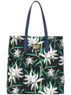 Diane Von Furstenberg Oriental Floral Tote Bag - Black