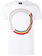 Ps By Paul Smith Multicoloured Graphic Print T-shirt, Men's, Size: Large, White, Organic Cotton