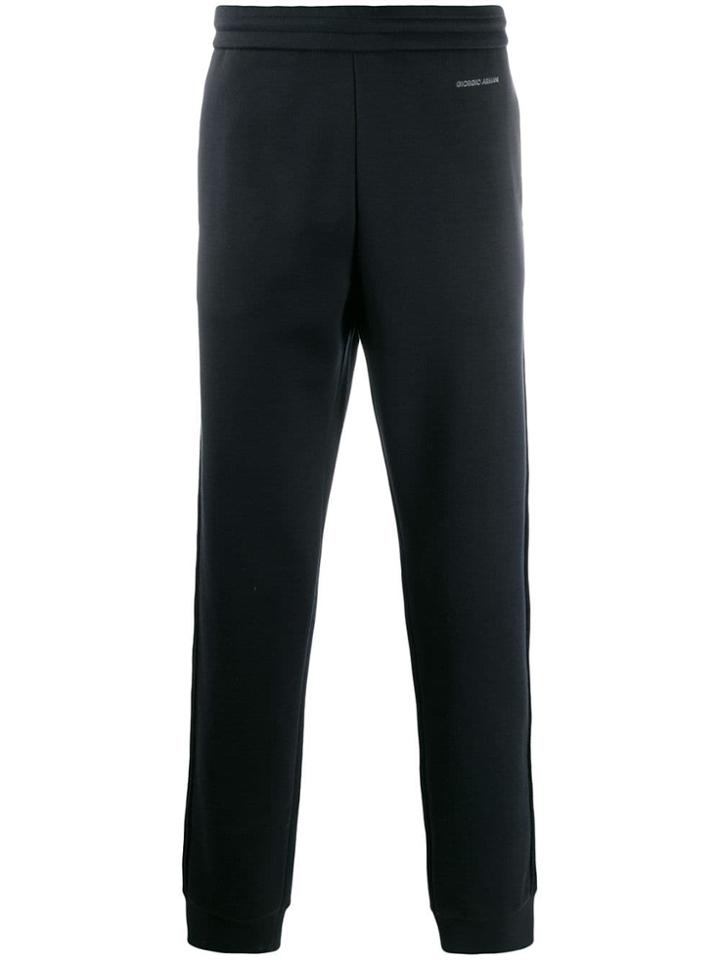 Giorgio Armani Slim-fit Sweatpants - Black