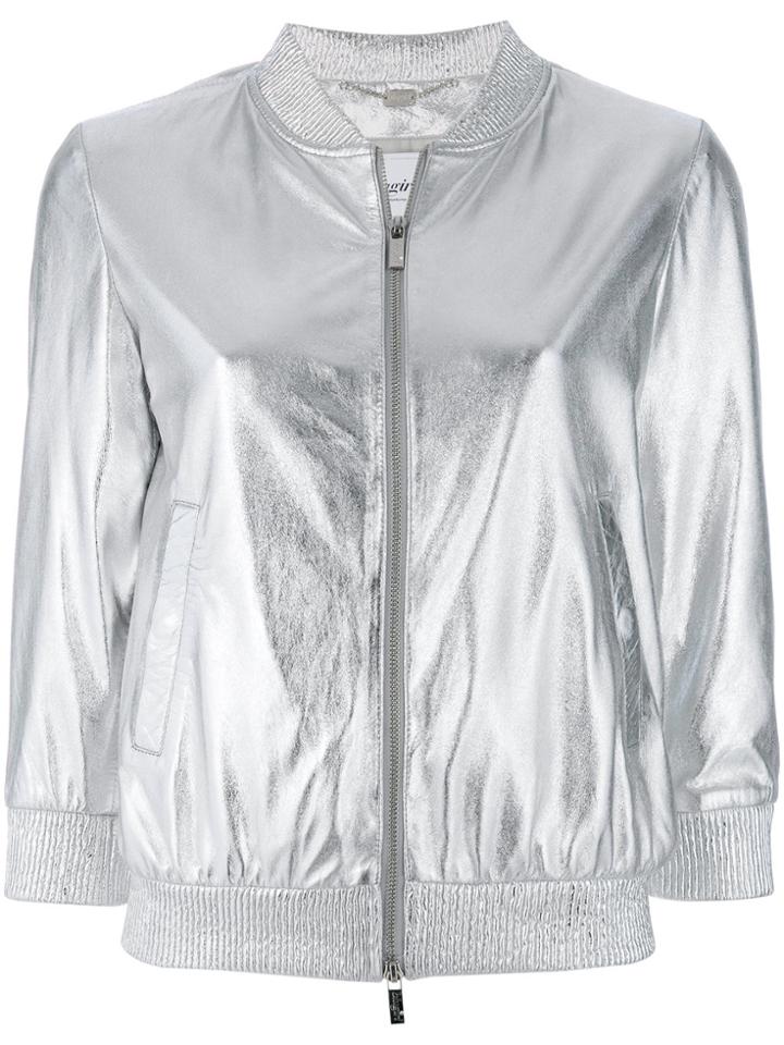 Blugirl Shiny Bomber Jacket - Metallic