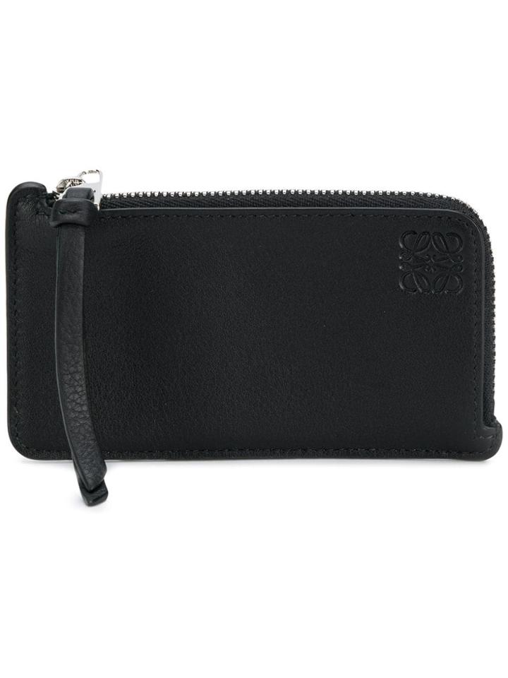Loewe Metallic Rainbow Card Holder - Black