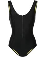 Duskii - Maui Coastal Swimsuit - Women - Neoprene - 12, Black, Neoprene