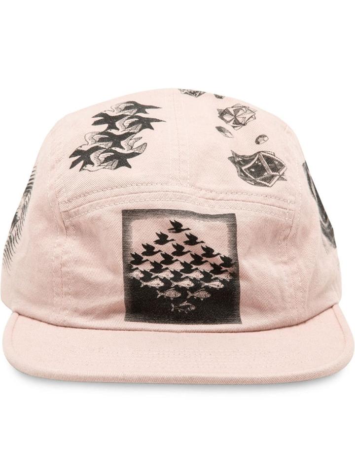 Supreme M.c. Escher Camp Cap - Pink
