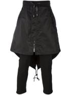 D.gnak Layered Fish Tail Pants - Black