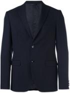 Tonello Two Button Blazer, Men's, Size: 48, Blue, Cupro/viscose/virgin Wool
