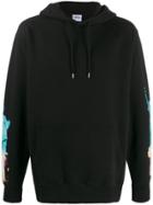 Sss World Corp Alien Print Hoodie - Black