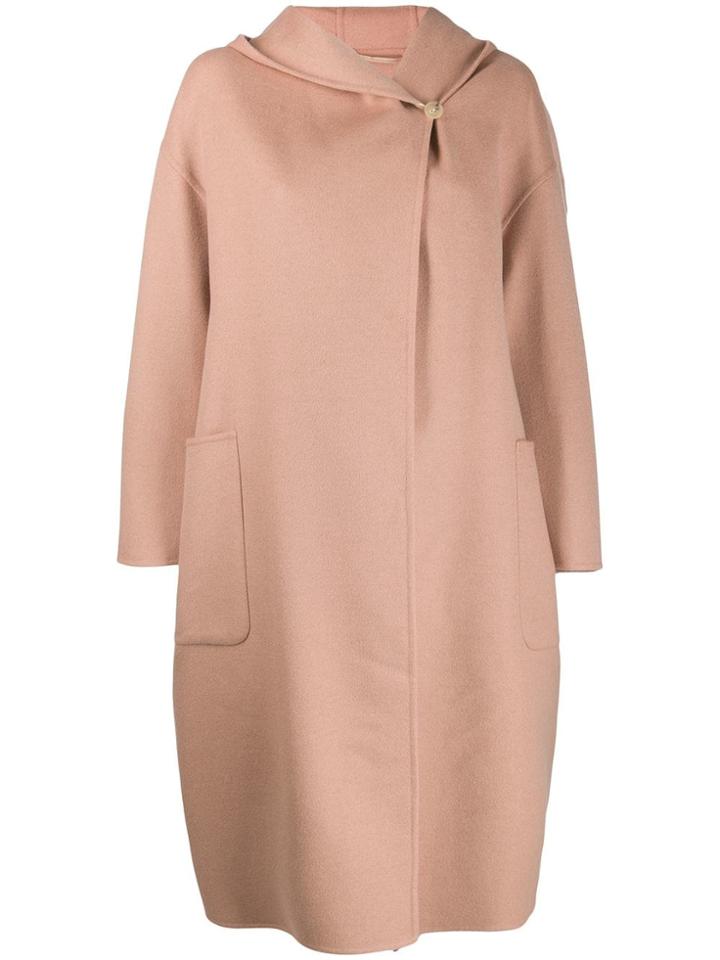 Max Mara Hooded Coat - Neutrals