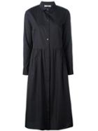 Vince Long Sleeve Shirt Dress, Women's, Size: Small, Blue, Cotton