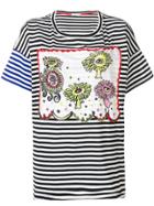 Tsumori Chisato Boxy Striped T-shirt - Black