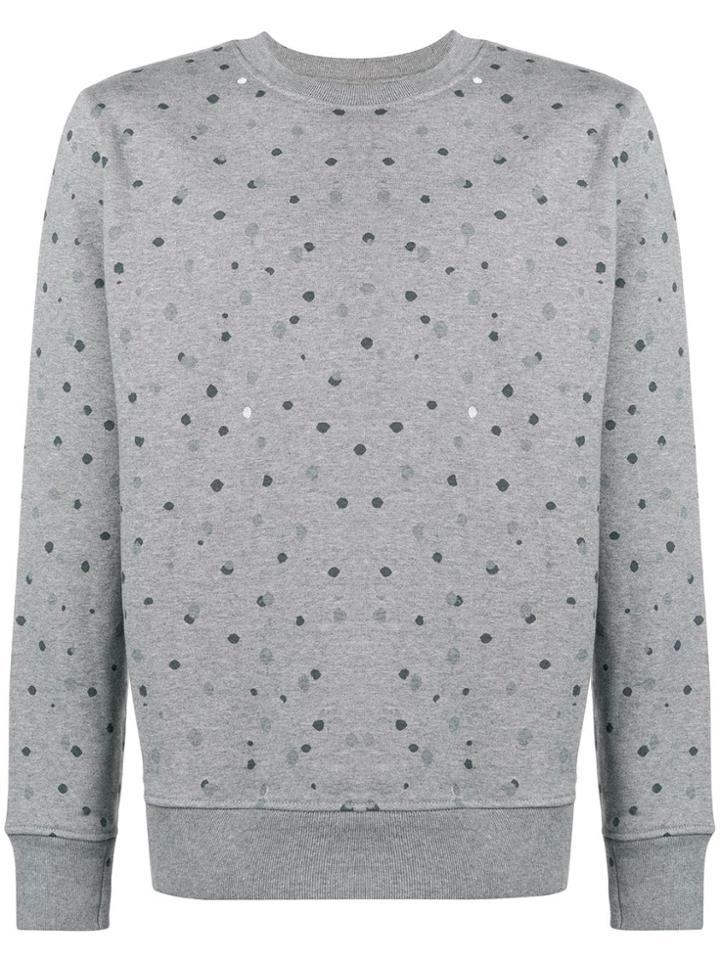 Ps By Paul Smith Paint Splatter Sweatshirt - Grey