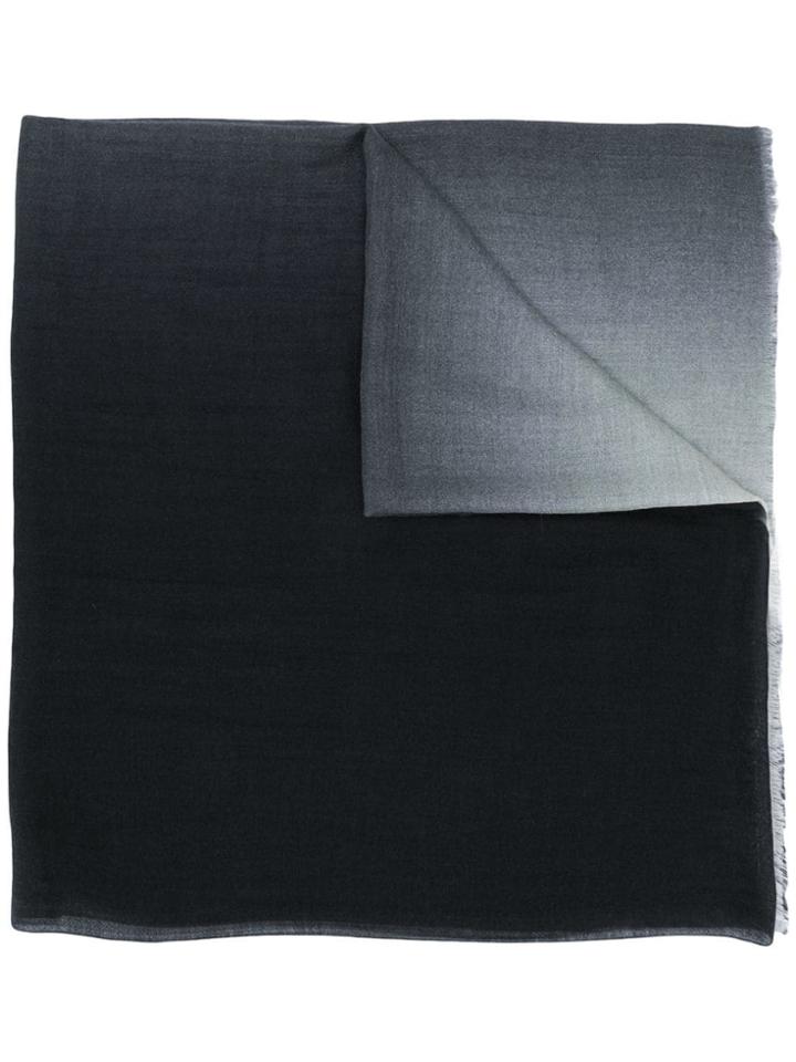 Salvatore Ferragamo Degradé Scarf - Black