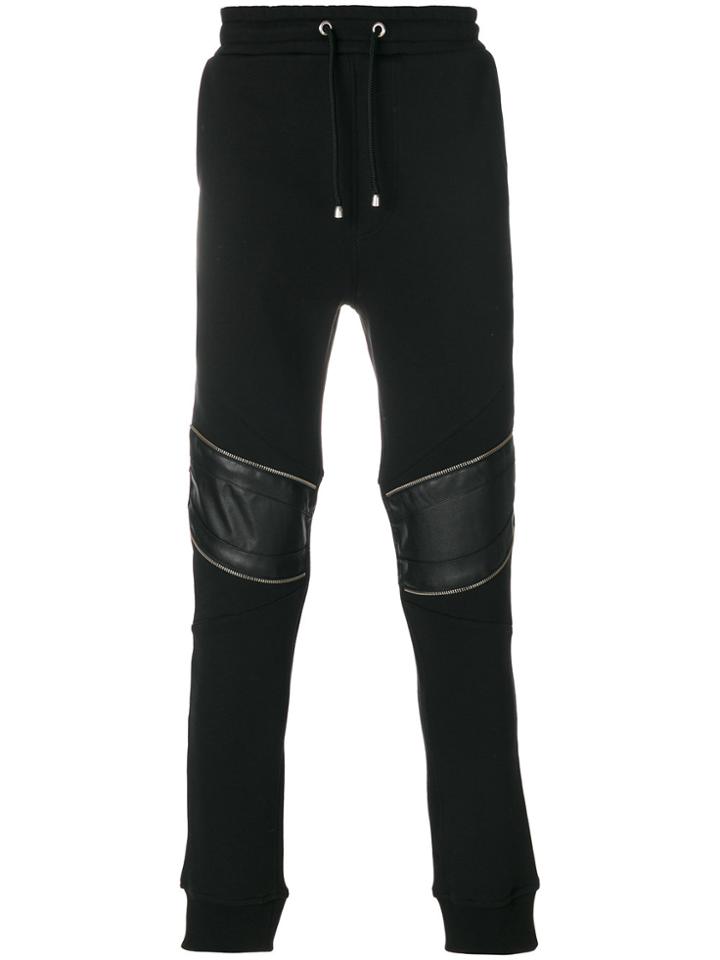 Just Cavalli Drawstring Straight Trousers - Black