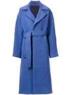 G.v.g.v. 'robe' Coat, Women's, Size: 36, Blue, Polyester/rayon/wool