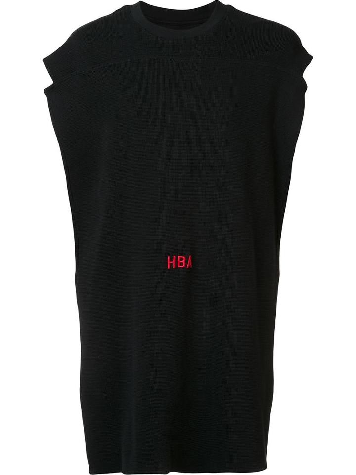 Hood By Air Plain Vest, Men's, Size: Large, Black, Cotton/spandex/elastane