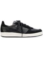 Diadora Panelled Low Top Sneakers - Black