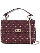 Valentino Mini 'rockstud' Spike Shoulder Bag, Women's, Red