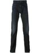 Emporio Armani Straight Leg Jeans, Men's, Size: 31, Black, Cotton/spandex/elastane