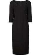 Dolce & Gabbana Fitted Square Neck Dress