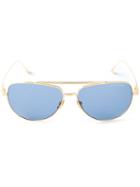 Dita Eyewear - 'flight' Sunglasses - Unisex - Titanium - One Size, Grey, Titanium