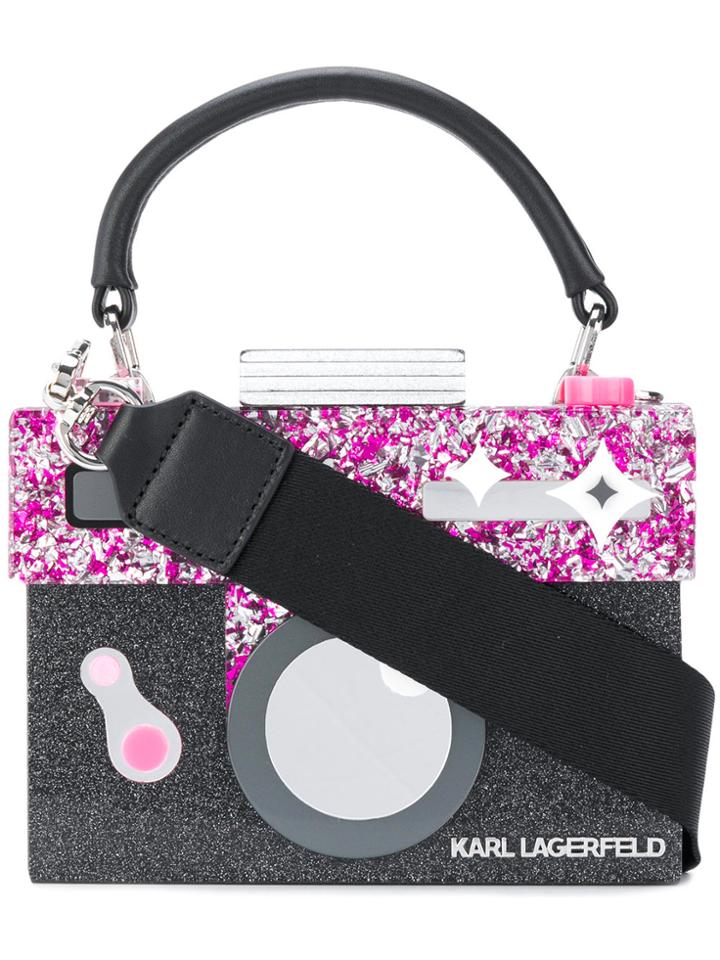 Karl Lagerfeld Yoni Alter Minaudiere Clutch - Multicolour