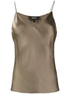 Theory Satin Camisole - Brown