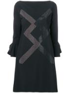 Le Petite Robe Di Chiara Boni Zigzag Print Dress - Black