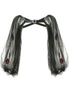 Tu Es Mon Trésor Tulle Arm Cover - Black