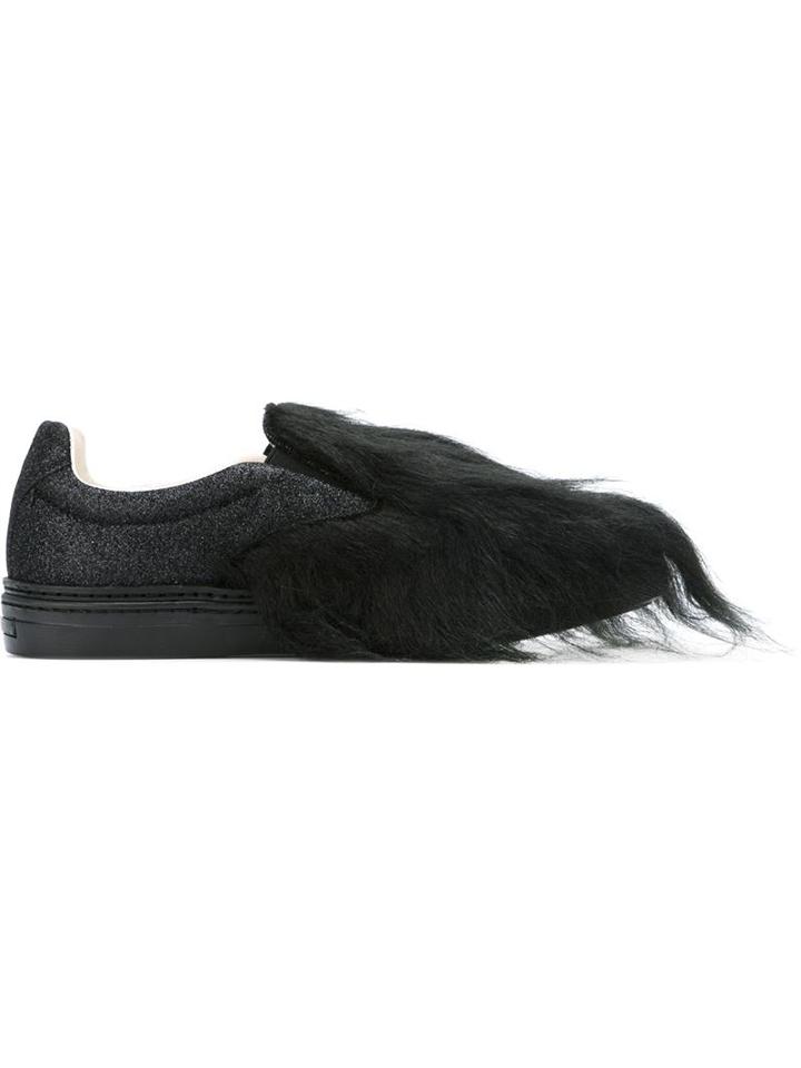 Maison Margiela Textured Slip-on Sneakers