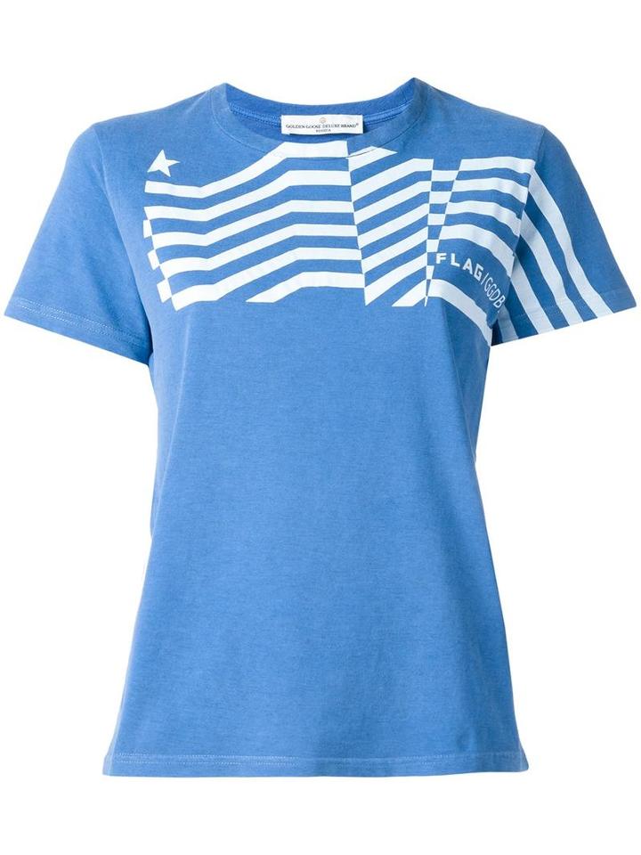 Golden Goose Deluxe Brand Vernon T-shirt, Women's, Size: Xs, Blue, Cotton