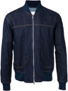 Cerruti 1881 - Denim Bomber Jacket - Men - Cotton - L, Blue, Cotton
