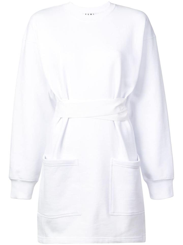 Proenza Schouler Tied Sweater Dress - White