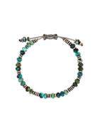 M. Cohen Templar Beaded Bracelet - Green