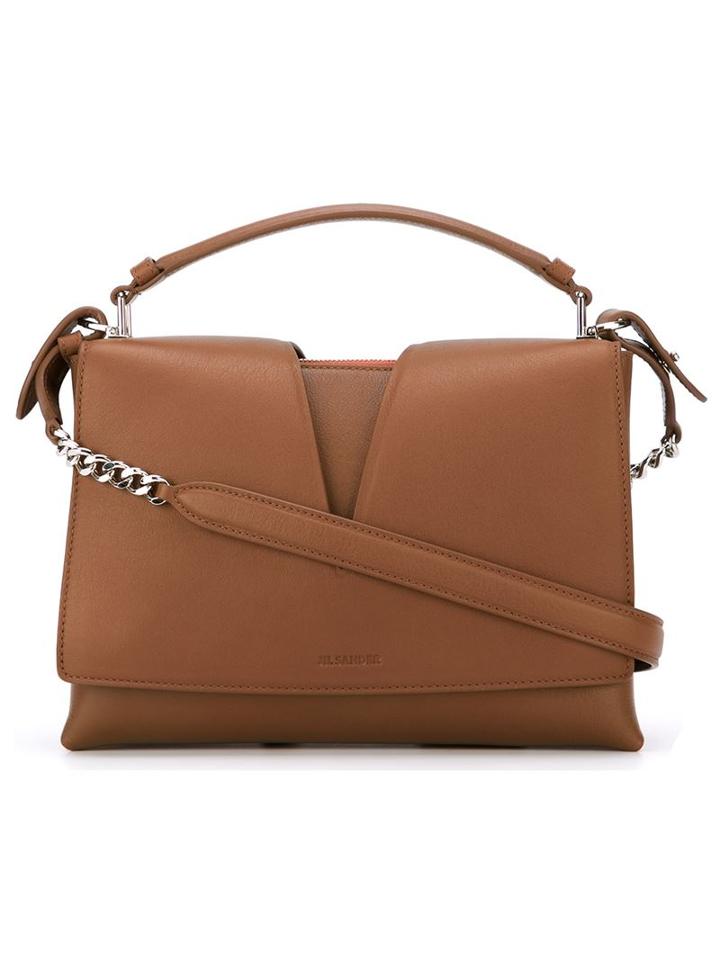 Jil Sander Cut-out Shoulder Bag