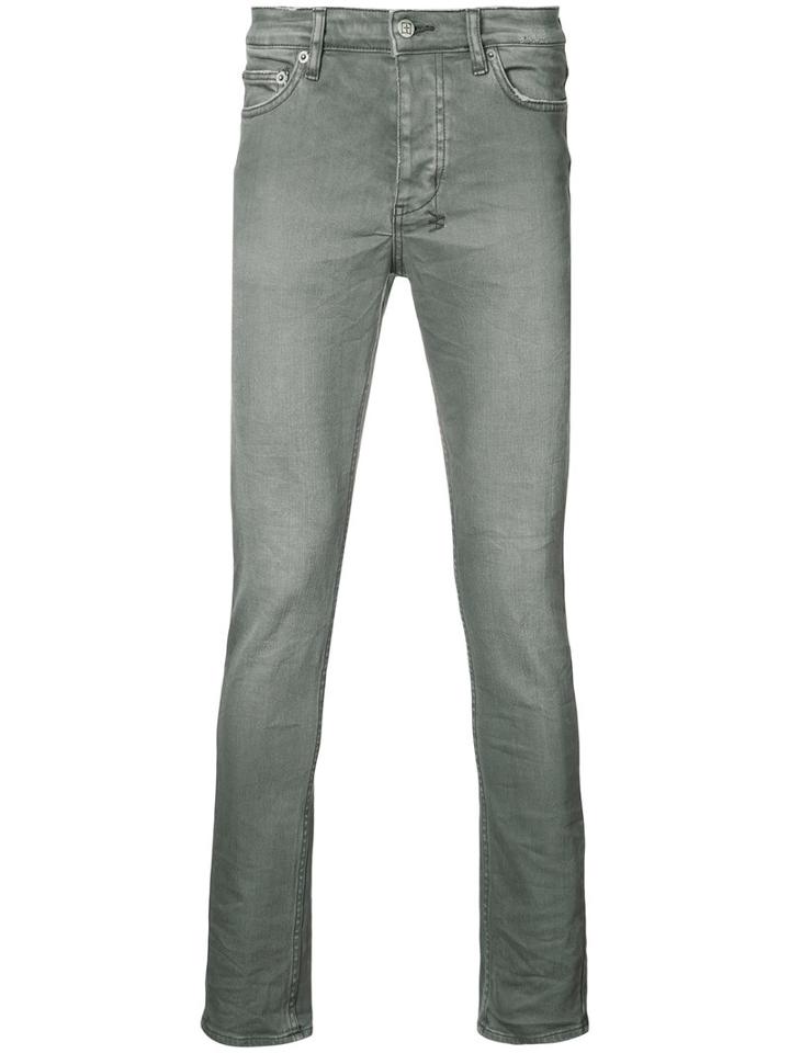 Ksubi - Stonewashed Skinny Jeans - Men - Cotton - 32, Grey, Cotton