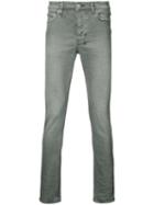 Ksubi - Stonewashed Skinny Jeans - Men - Cotton - 32, Grey, Cotton