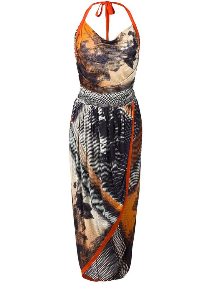 Jean Paul Gaultier Vintage Halterneck Maxi Dress
