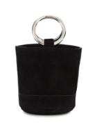 Simon Miller - Mini Black Suede Bonsai 15 Bucket Bag - Women - Suede/metal - One Size, Suede/metal