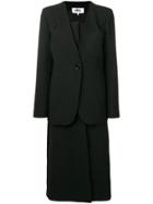 Mm6 Maison Margiela Two-piece Skirt Suit - Black
