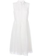 Diane Von Furstenberg Pleated Shirt Dress