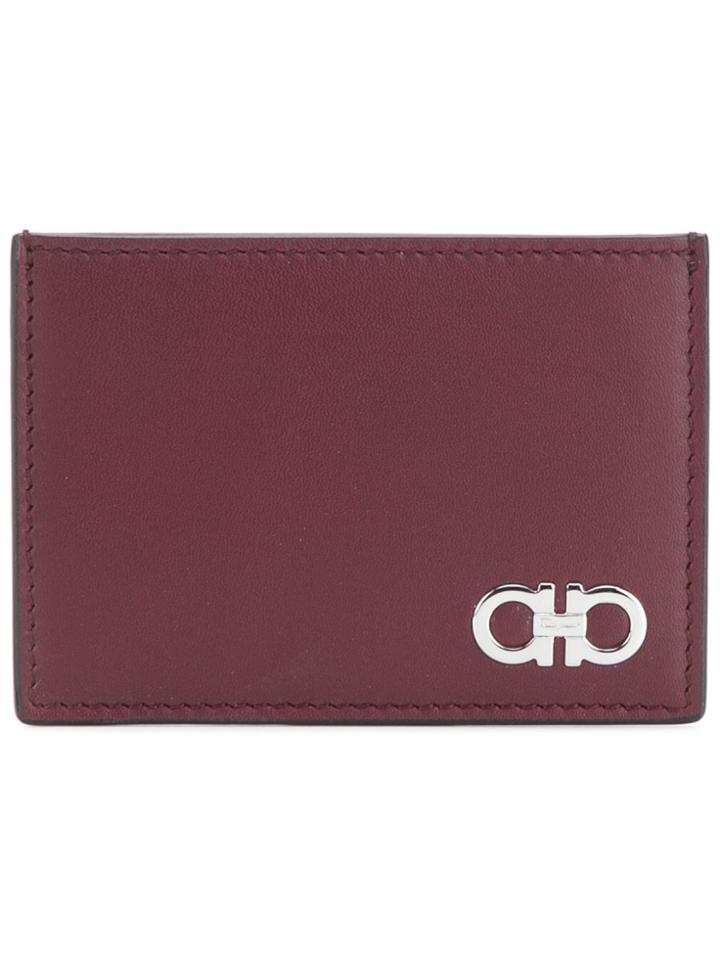 Salvatore Ferragamo Gancio Logo Cardholder - Black
