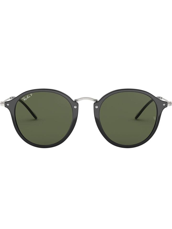 Ray-ban Round Fleck Sunglasses - Black