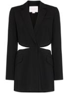 Carolina Herrera Cut-out Single-breasted Blazer - Black