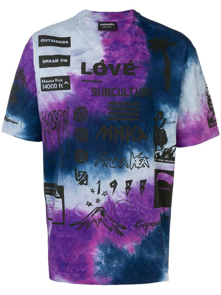 Mauna Kea Printed Tie-dye T-shirt - Purple