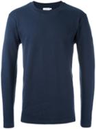 Sunspel Crew-neck Sweatshirt, Men's, Size: Small, Blue, Cotton