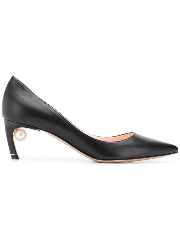 Nicholas Kirkwood 55mm Mira Pearl Pumps - Black